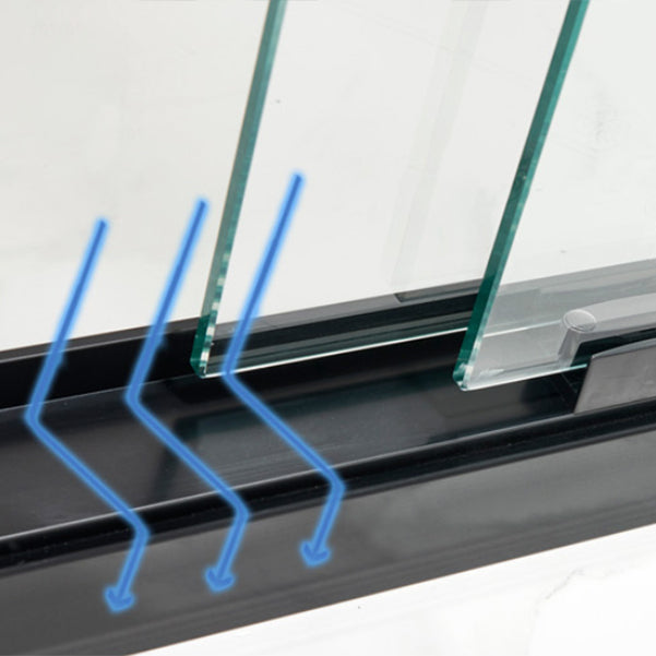 Transparent Tempered Shower Bath Door Hinged Shower Bath Door