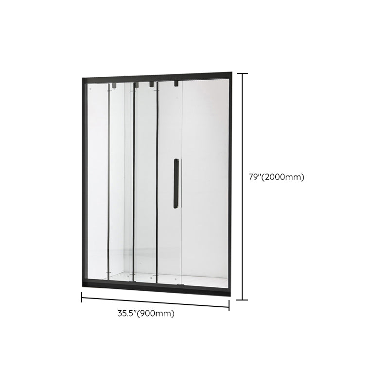 Transparent Tempered Shower Bath Door Hinged Shower Bath Door