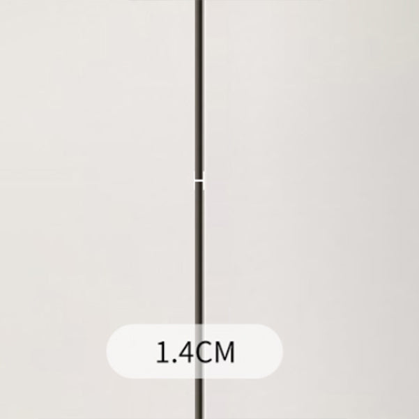 Black Tempered Shower Bath Door Semi-Frameless Transparent Shower Bath Door