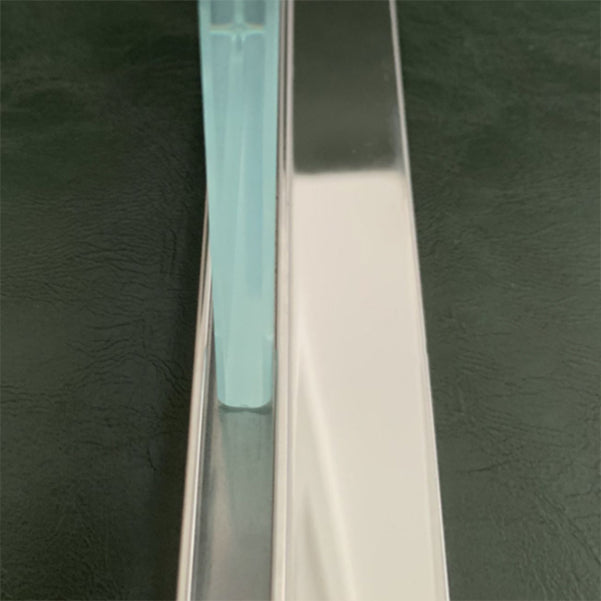 Contemporary Single Fixed Tempered Shower Screen Frameless Transparent Fixed Glass Panel