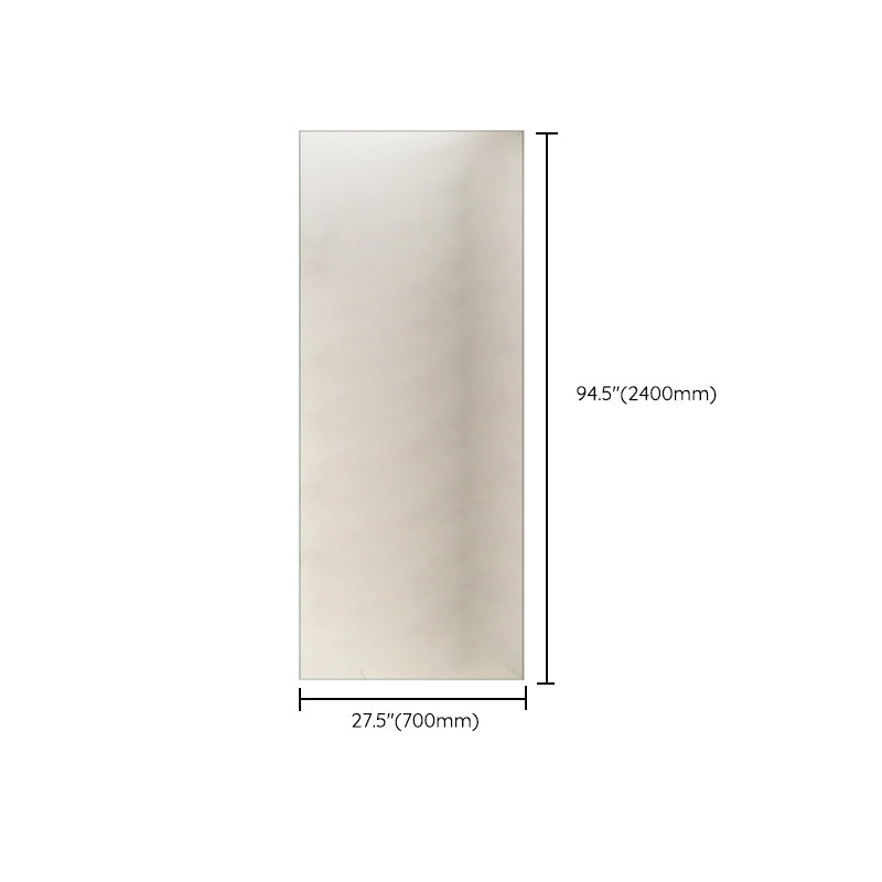 Contemporary Single Fixed Tempered Shower Screen Frameless Transparent Fixed Glass Panel