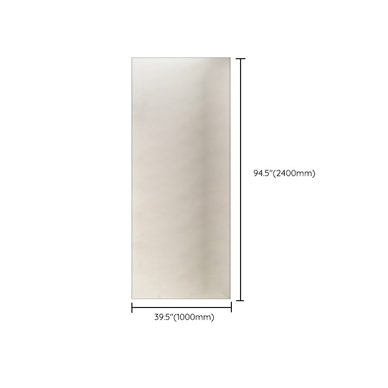 Contemporary Single Fixed Tempered Shower Screen Frameless Transparent Fixed Glass Panel