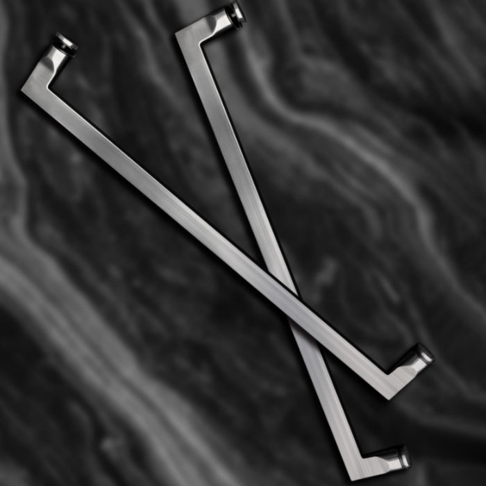 Narrow Frame Bathroom Tempered Glass Door, Double Sliding Shower Door