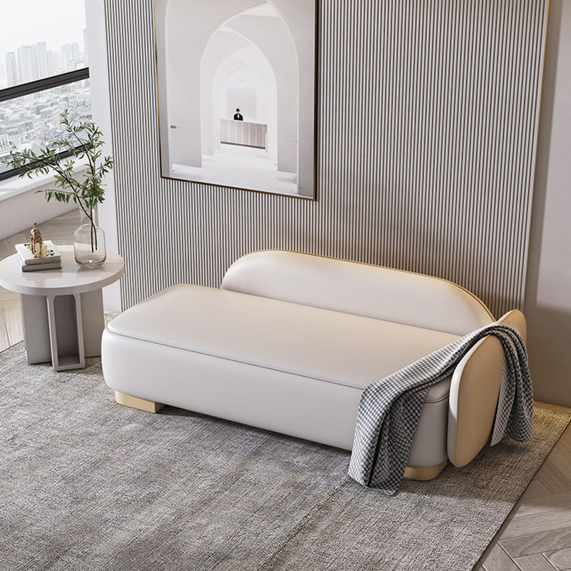Modern Style Genuine Leather Lounge Chair for Living Room and Bedroom