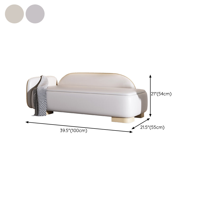 Modern Style Genuine Leather Lounge Chair for Living Room and Bedroom