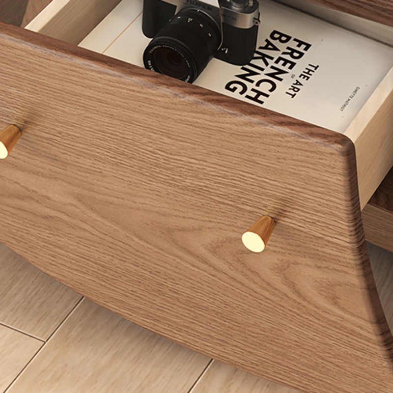 Modern Vertical Lingerie Chest Wood Dresser with 5 Drawers for Bedroom