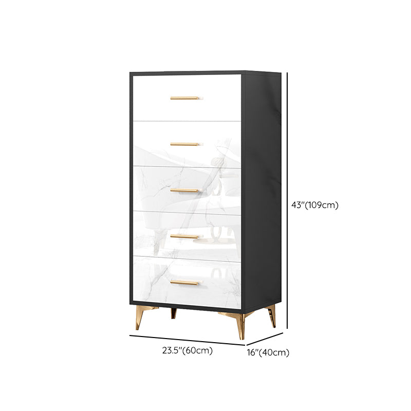 Modern Dresser Manufactured Wood Storage Chest Dresser with 3/4/5/6 Drawers