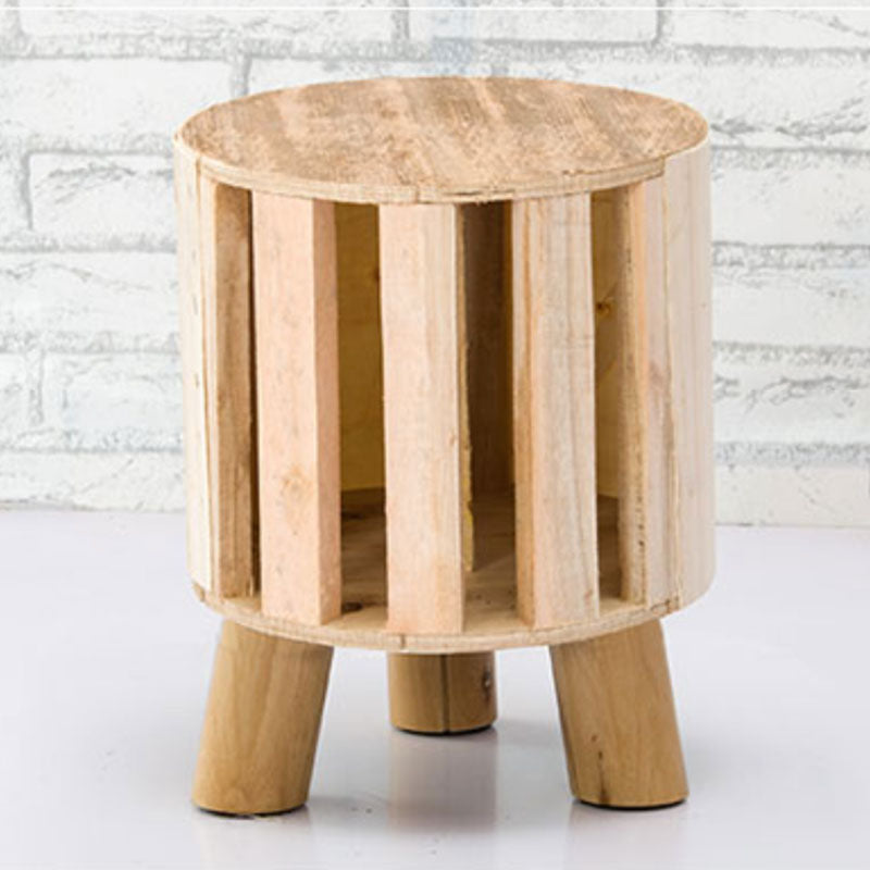 Fabric Standard Stool Contemporary Simple Round Upholstered Ottoman