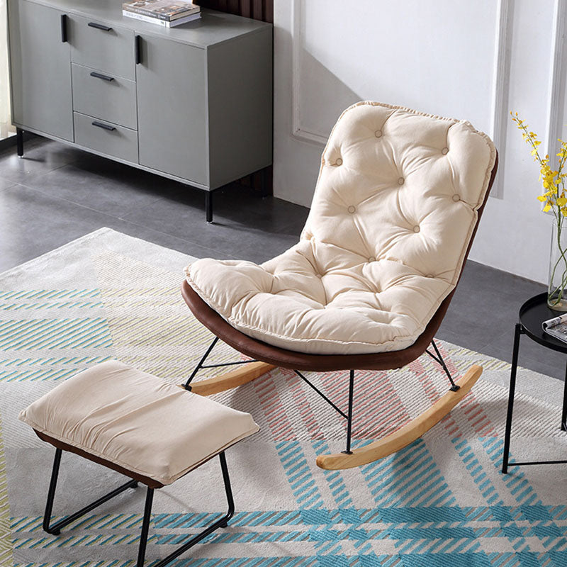 Modern Light Luxury Lazy Sofa Chair Leisure Lounge Rocking Chair
