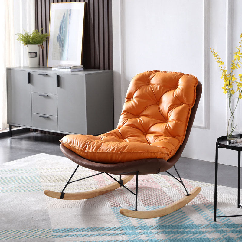 Modern Light Luxury Lazy Sofa Chair Leisure Lounge Rocking Chair
