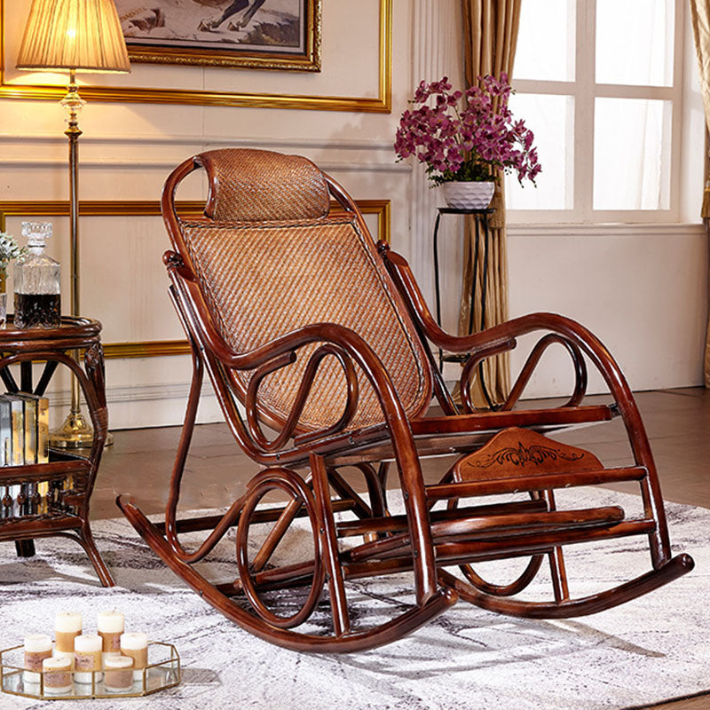 Mid Century Modern Style Rocking Chair Wooden Rocking Chair for Living Room