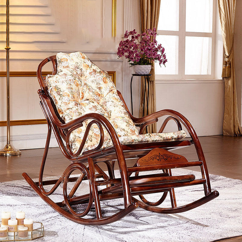 Mid Century Modern Style Rocking Chair Wooden Rocking Chair for Living Room