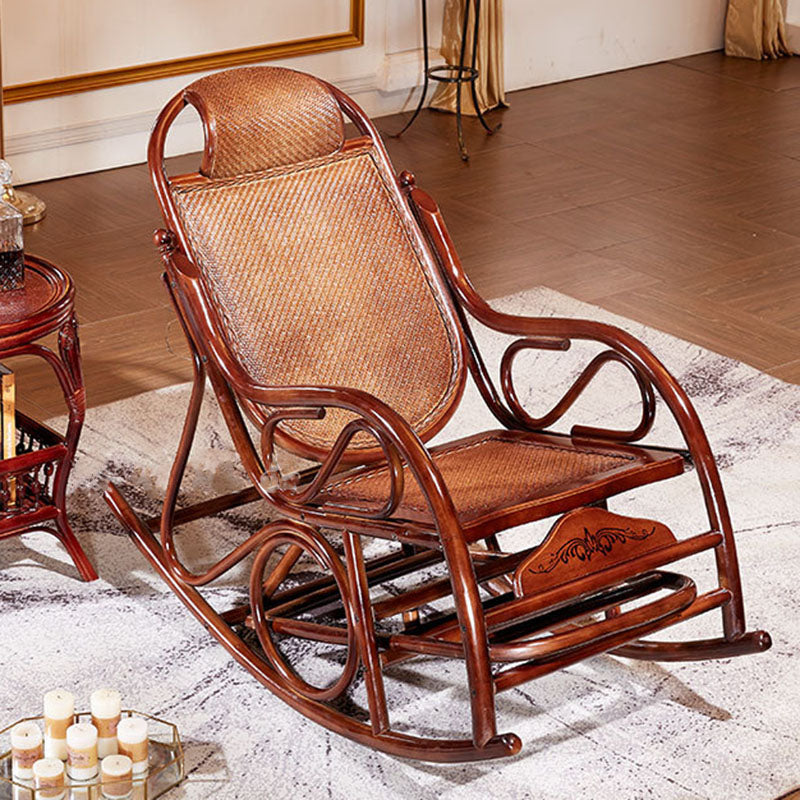 Mid Century Modern Style Rocking Chair Wooden Rocking Chair for Living Room