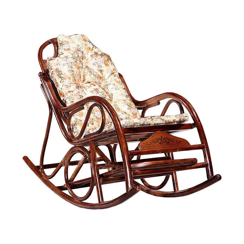 Mid Century Modern Style Rocking Chair Wooden Rocking Chair for Living Room