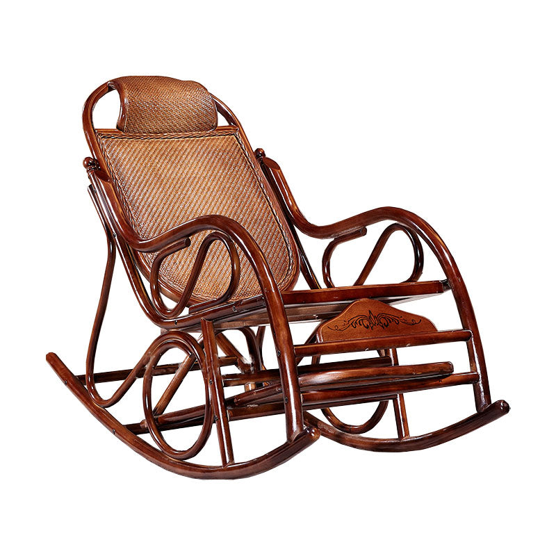 Mid Century Modern Style Rocking Chair Wooden Rocking Chair for Living Room