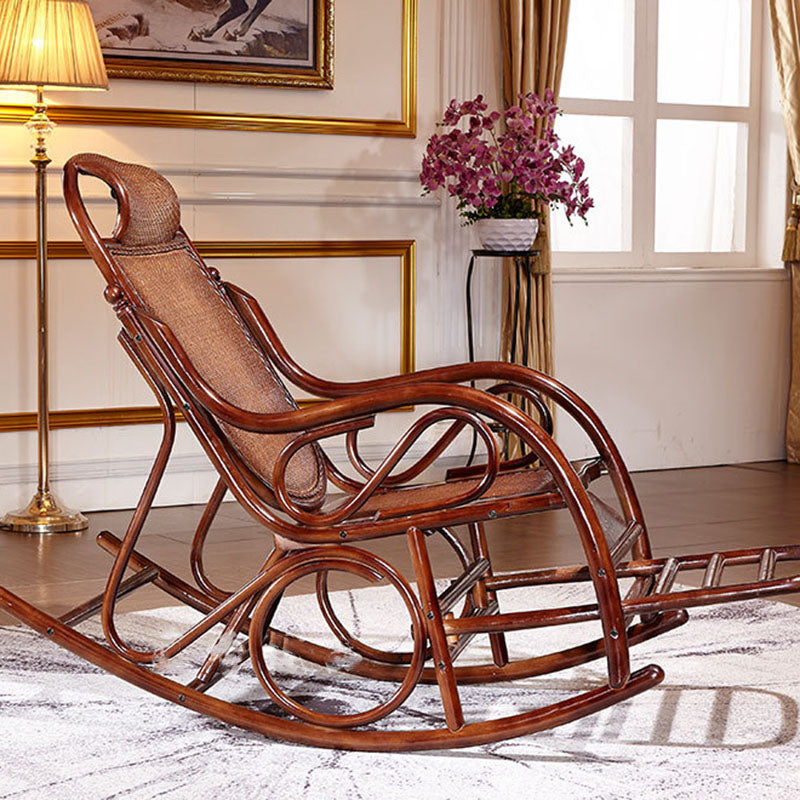 Mid Century Modern Style Rocking Chair Wooden Rocking Chair for Living Room