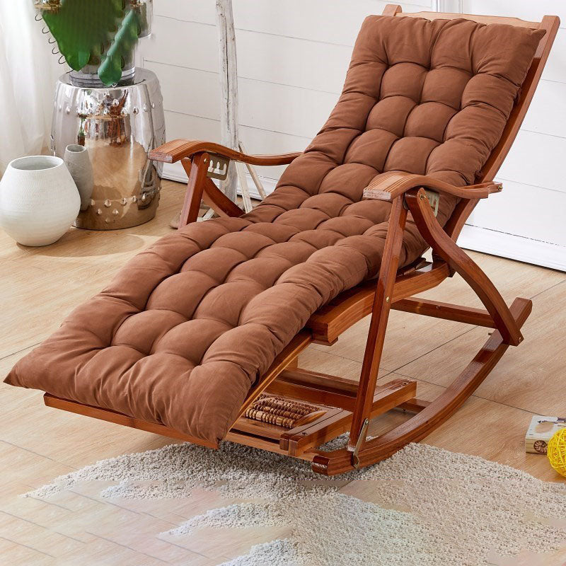 Modern Style Indoor Rocking Chair Natural Ratten Rocking Chair
