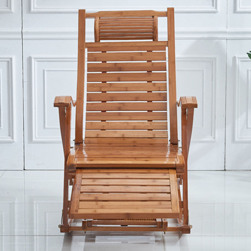 Modern Style Indoor Rocking Chair Natural Ratten Rocking Chair