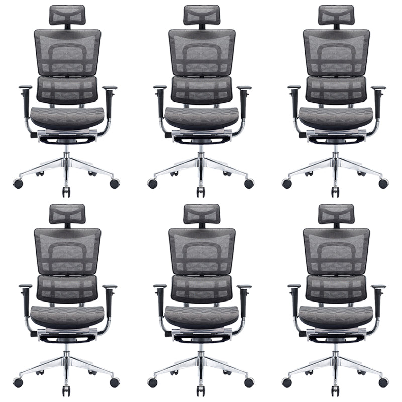 Removable Arms Chair Modern Ergonomic Office Chair with Breathable Back