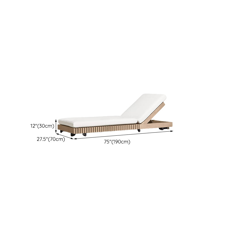 Farmhouse White Outdoor Patio Sofa Wood Outdoor Patio Sofa with Cushions