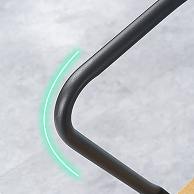 Industrial Metal Stacking Dining Armchair Water Resistant Patio Arm Chair