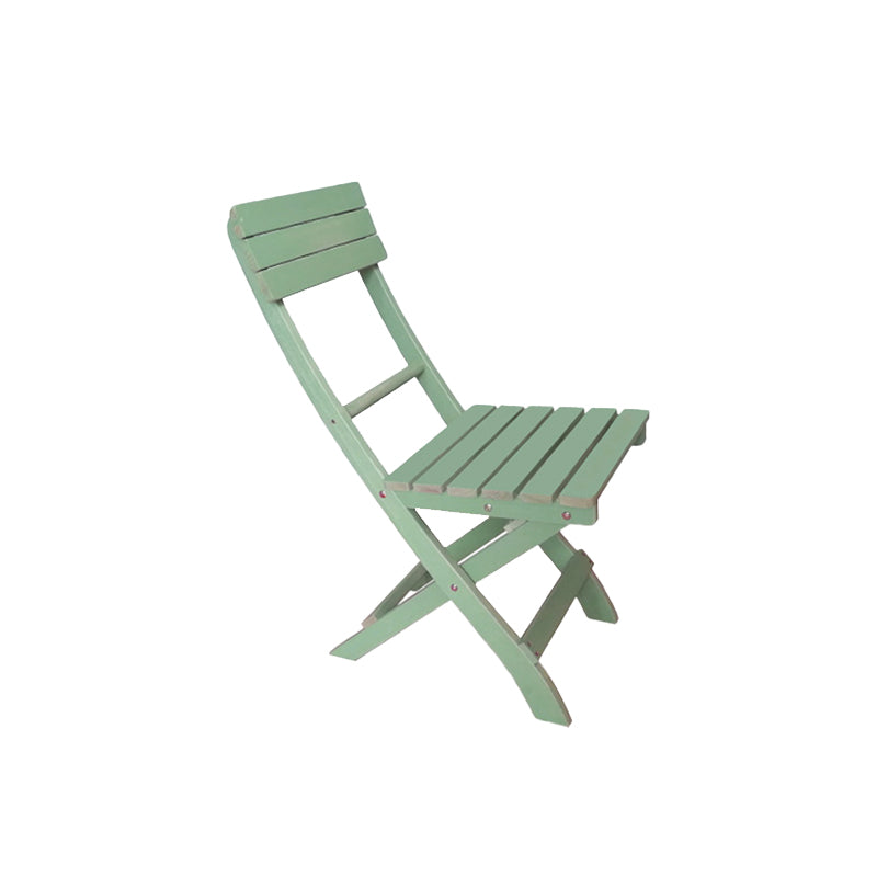 18" Wide Contemporary Side Chair Green Armles Dining Side Chair