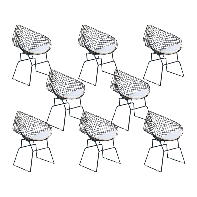 Rust Resistant Metal Side Chair Upholstered No Natural Variation Dining Side Chair