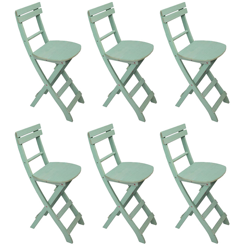 Contemporary Outdoor Chair Solid Wood Folding Patio Dining Chair