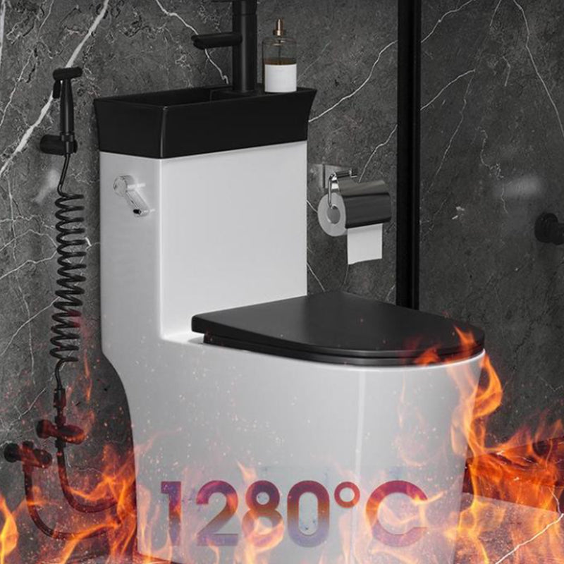 Contemporary One Piece Toilet Bowl Seat Included Urine Toilet for Bathroom