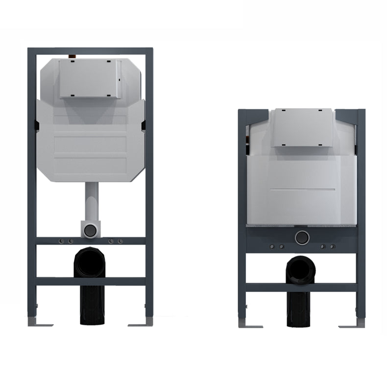 Contemporary Flush Toilet Wall Mount One-Piece Toilet Porcelain Toilet Bowl