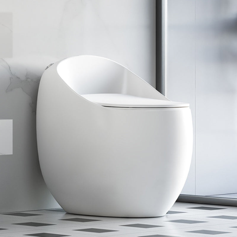 Contemporary 1 Piece Flush Toilet Floor Mounted Toilet Bowl for Bathroom