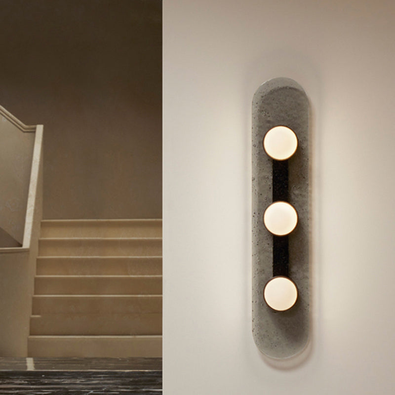 Nordic Style Wall Light Ellipse Shape Wall Lamp with Acrylic Shade for Bedroom