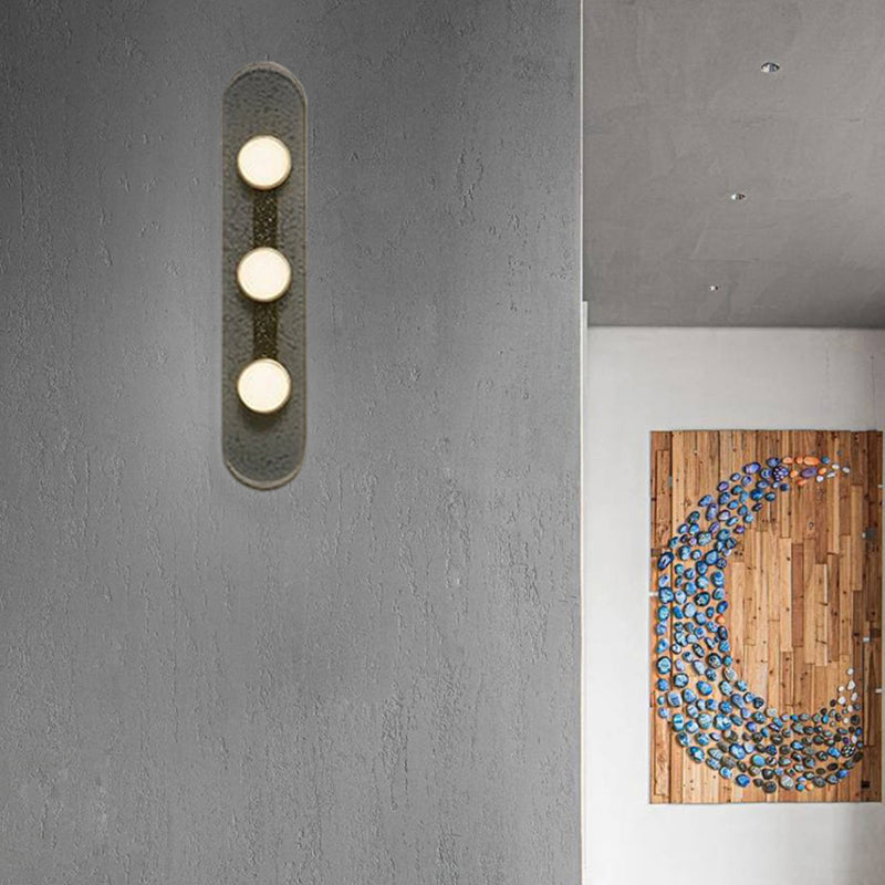 Nordic Style Wall Light Ellipse Shape Wall Lamp with Acrylic Shade for Bedroom