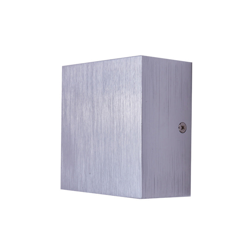 Square Wall Mount Lighting Simple Metal 1 Light Wall Mounted Light