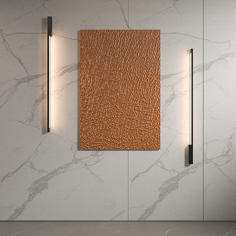 Nordic Style LED Vanity Light Iron Strip Shape Vanity Lamp for Shower Room