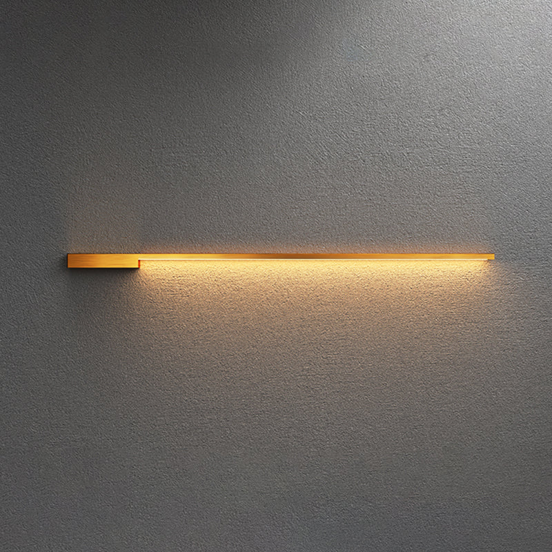 Nordic Style LED Vanity Light Iron Strip Shape Vanity Lamp for Shower Room