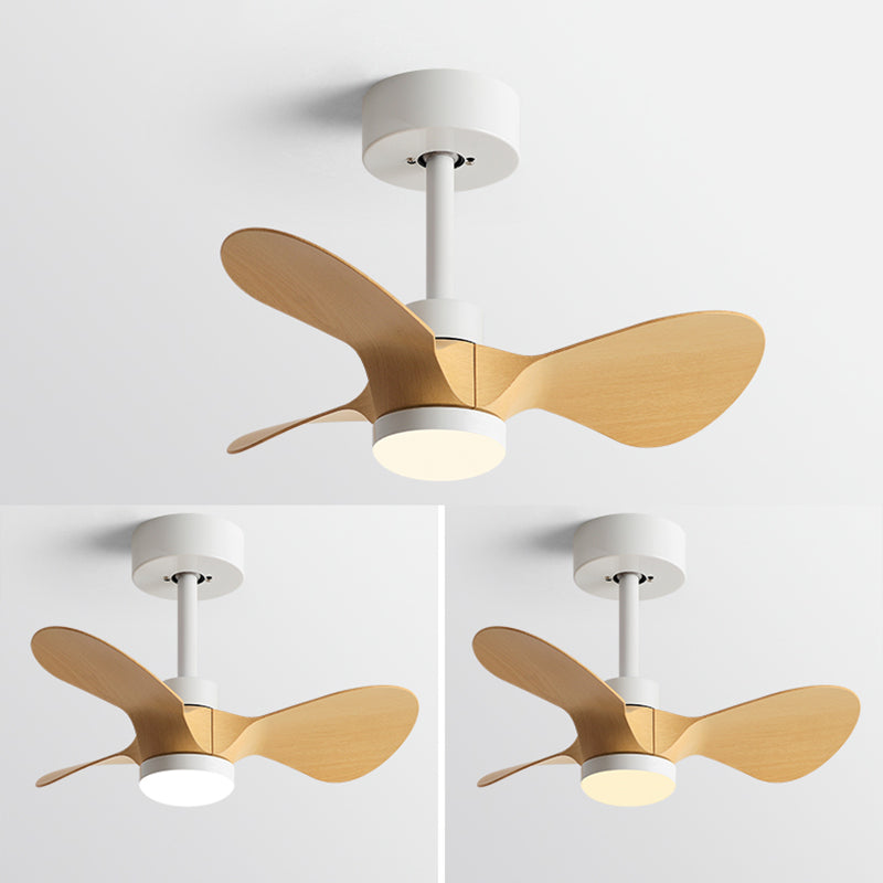 Metal Fan Shape Ceiling Fan Kid Style Single-Light Ceiling Fans Fixtures