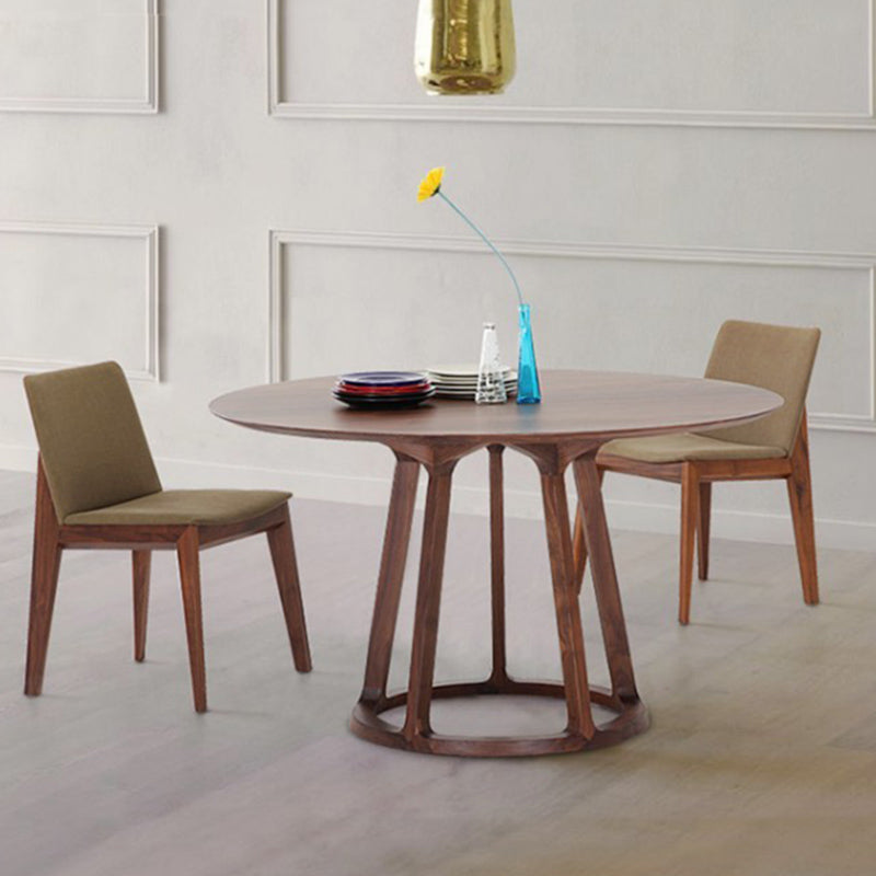 Dining Room Dinner Kitchen Table Solid Wood Round Dining Table