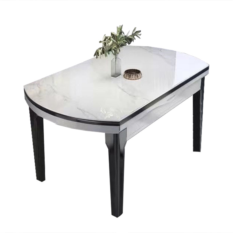 Modern 4 Legs Dining Table Extendable Dining Table for Kitchen