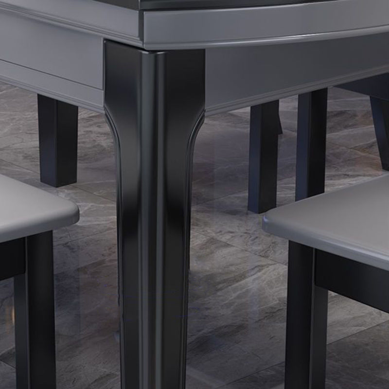 Modern 4 Legs Dining Table Extendable Dining Table for Kitchen