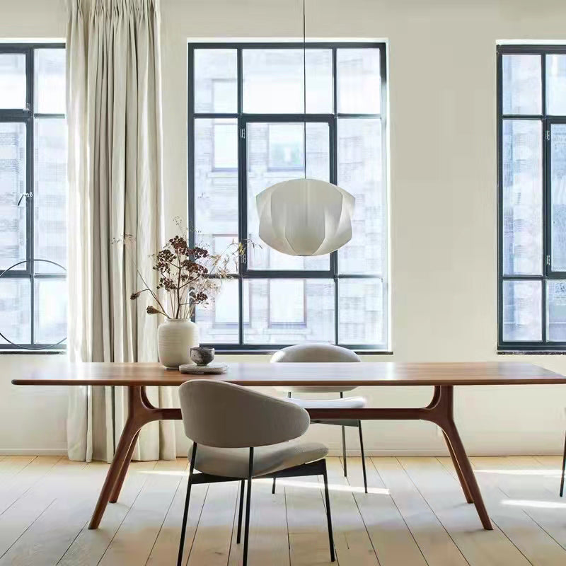Dining Room Rectangle Dinner Table Kitchen Solid Wood Dining Table