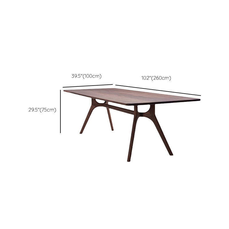 Dining Room Rectangle Dinner Table Kitchen Solid Wood Dining Table