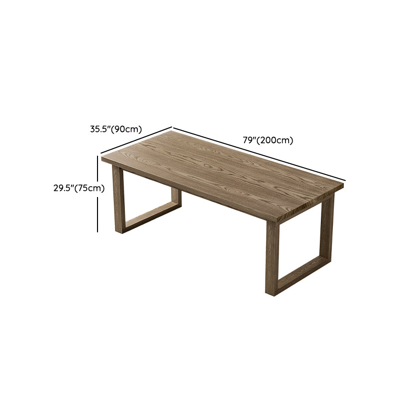 Modern Rectangle Wood Dining Table 1/4/5/7 Pieces Dining Set for Dining Room