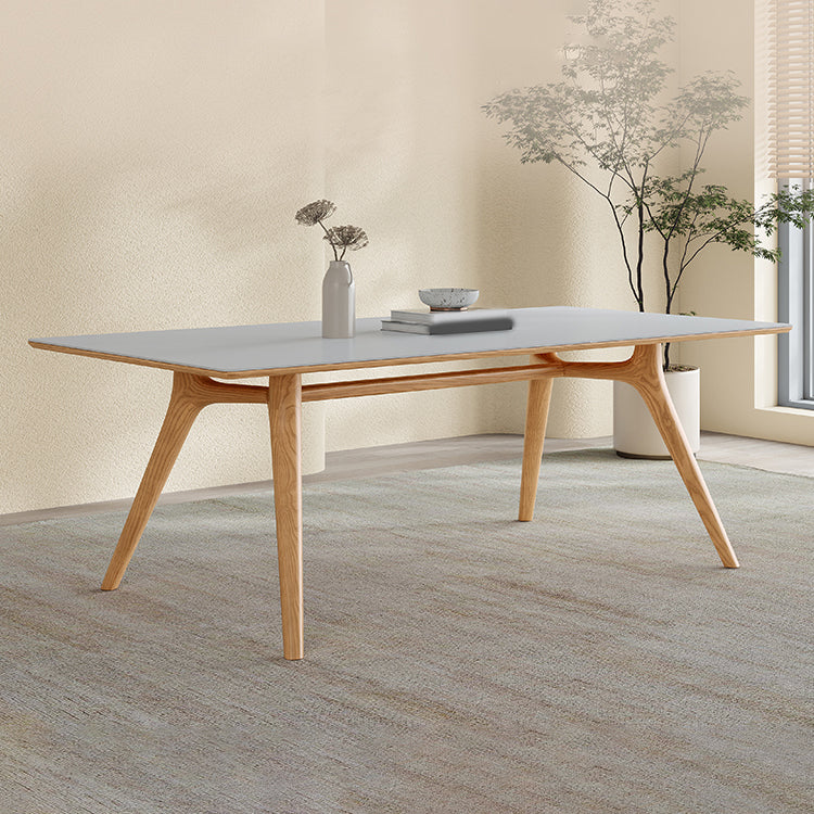 Nordic Dining Room Set 1/4/5/6/7 Pcs Wood Dining Table and Chairs