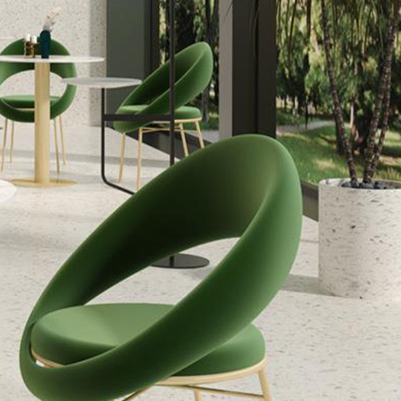 Round Dining Set for Kitchen 1/2/4/5 Pcs Glossy White Dinette Table Set