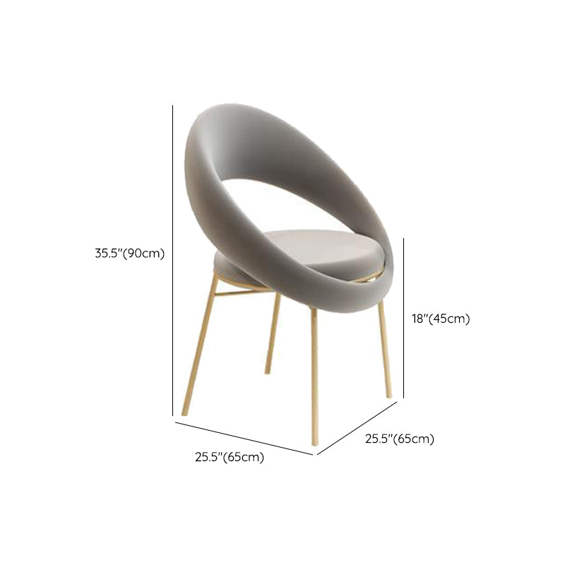 Round Dining Set for Kitchen 1/2/4/5 Pcs Glossy White Dinette Table Set