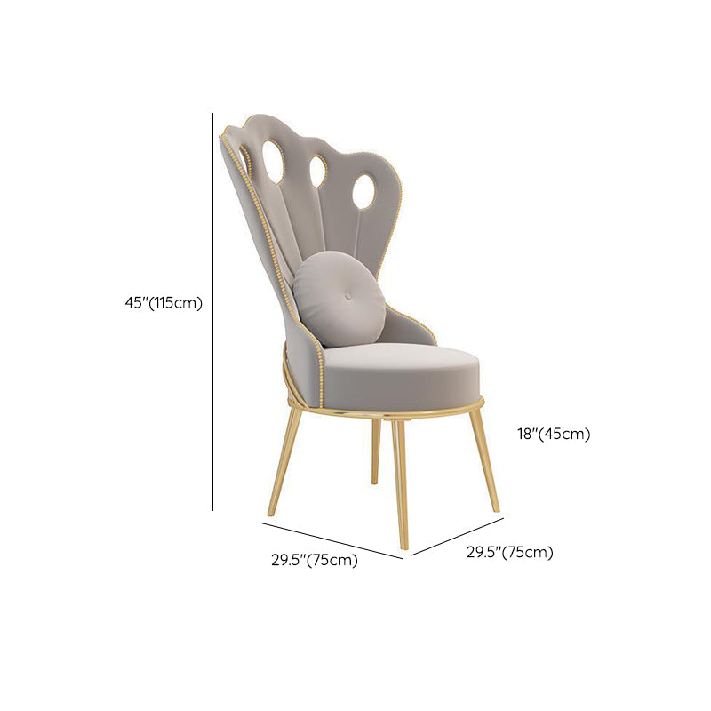 Round Dining Set for Kitchen 1/2/4/5 Pcs Glossy White Dinette Table Set