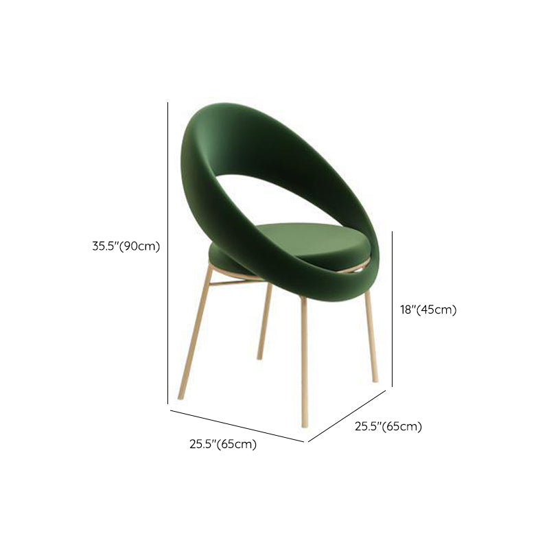 Round Dining Set for Kitchen 1/2/4/5 Pcs Glossy White Dinette Table Set