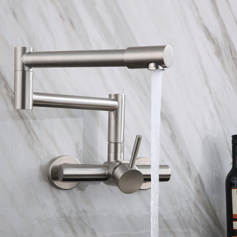 Modern Stainless Steel Kitchen Faucet with Single Handle No Sensor Faucet