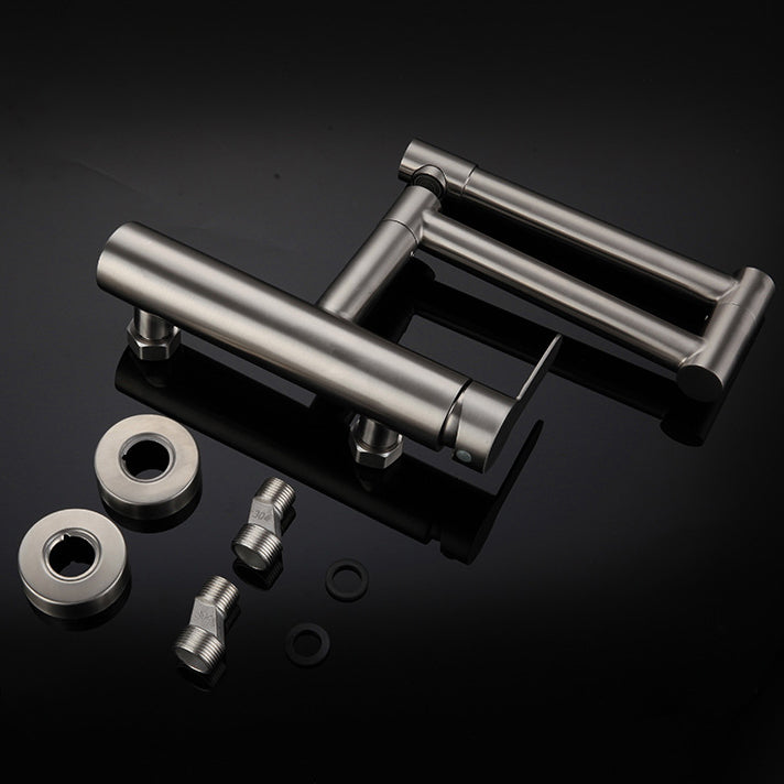 Modern Stainless Steel Kitchen Faucet with Single Handle No Sensor Faucet